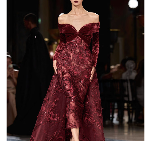 Surreal Nocturnes: Velvet and Rose, Elie Saab’s Fall/Winter 2026-2027  Haute Couture collection