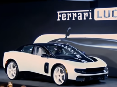 The First Ferrari electric car ever made – Luce, just sold for $40 million in Monterey California , shattering records in the automotive world