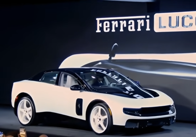 The First Ferrari electric car ever made – Luce, just sold for $40 million in Monterey California , shattering records in the automotive world